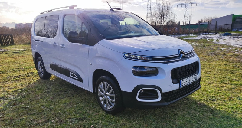 Citroen Berlingo cena 102000 przebieg: 39000, rok produkcji 2022 z Bełchatów małe 79